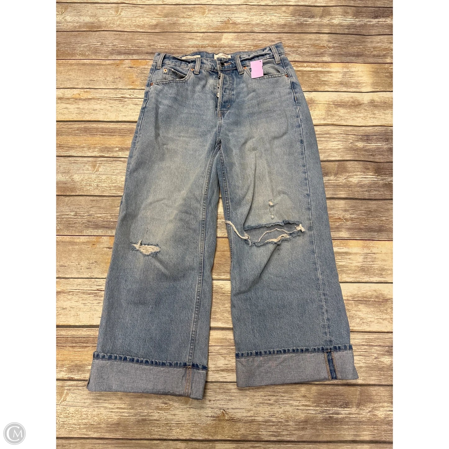Jeans Wide Leg By Universal Thread In Blue Denim, Size: 6
