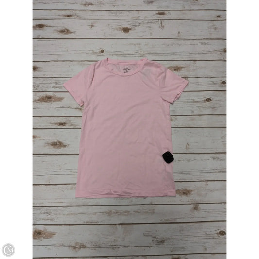 Top Short Sleeve By J. Crew In Pink, Size: S