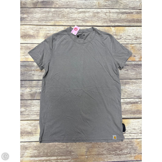 Top Short Sleeve Basic By Carhartt In Grey, Size: M