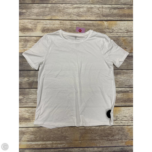 Athletic Top Short Sleeve By All In Motion In White, Size: S