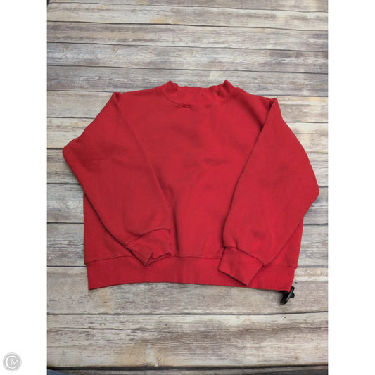 Sweatshirt Crewneck By Cme In Red, Size: M