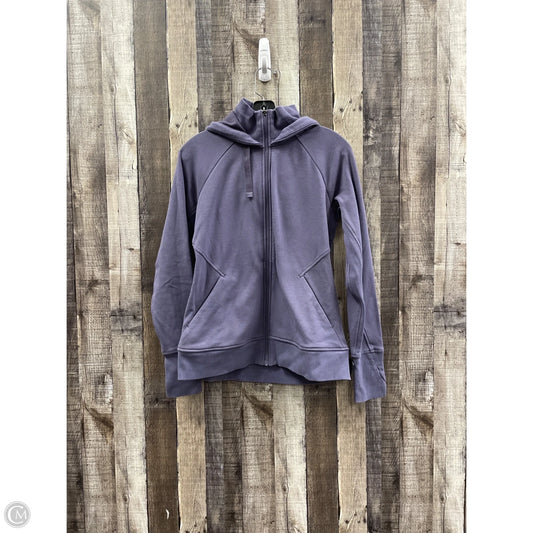 Athletic Jacket By Athleta In Purple, Size: M