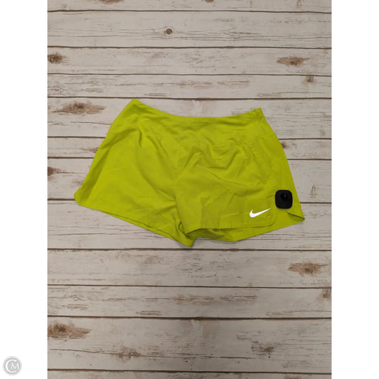 Athletic Shorts By Nike In Green, Size: M
