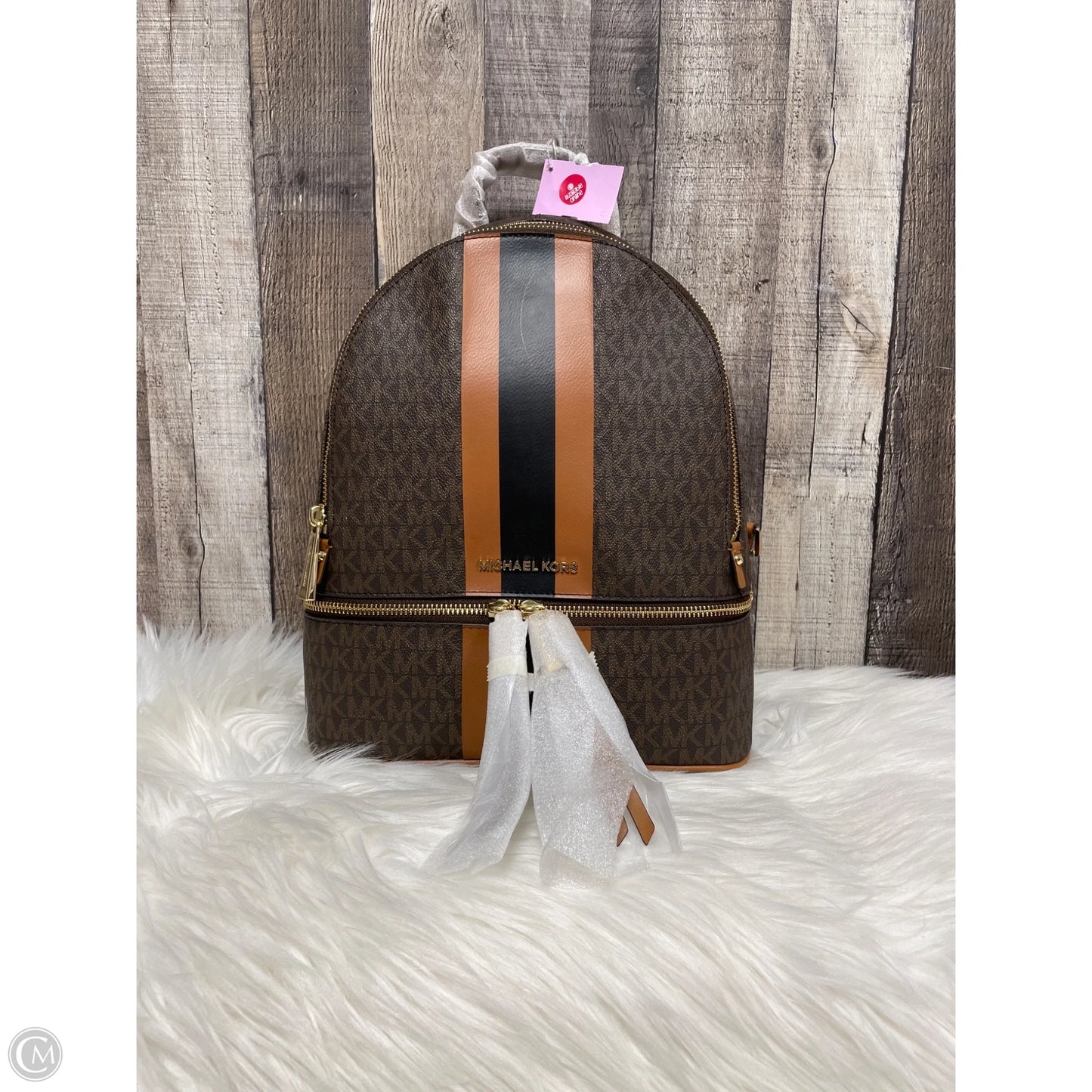 Backpack Designer By Michael Kors, Size: Large