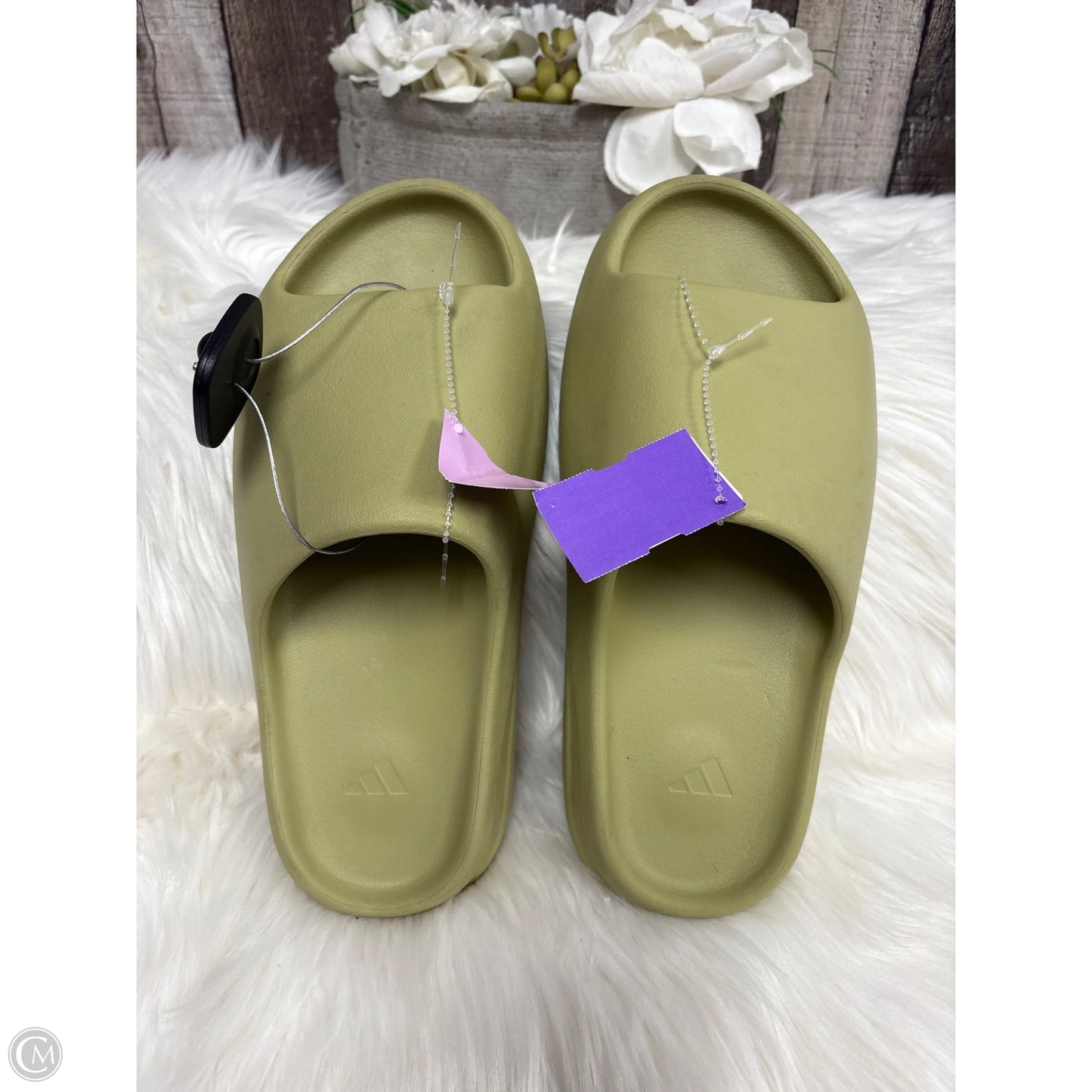 Sandals Sport By Adidas In Green, Size: 10