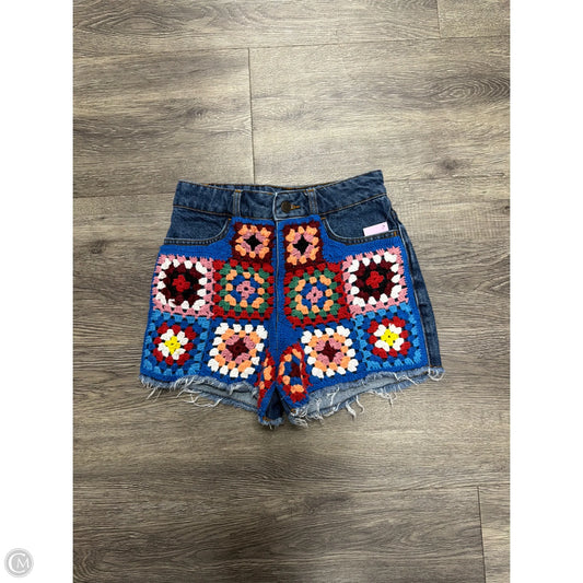 Shorts By Farm Rio In Blue Denim, Size: 0