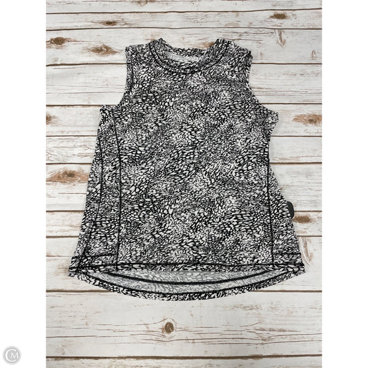 Athletic Tank Top By Athleta In Black & White, Size: Xs