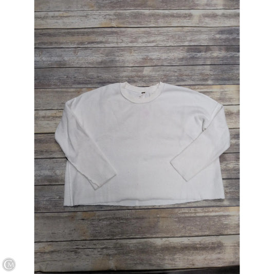 Sweatshirt Crewneck By Free People In White, Size: Xs