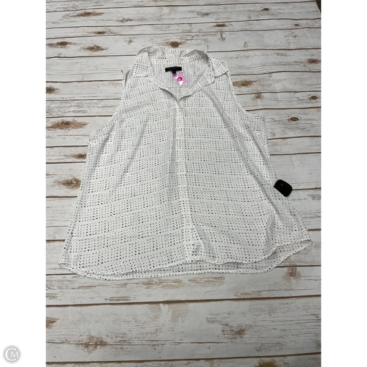 Top Sleeveless By Banana Republic In Polkadot Pattern, Size: Xl