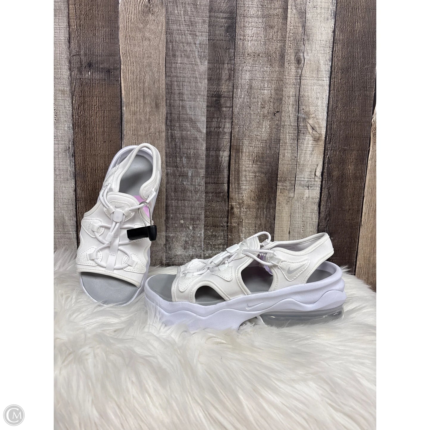 Sandals Heels Platform By Nike In White, Size: 7