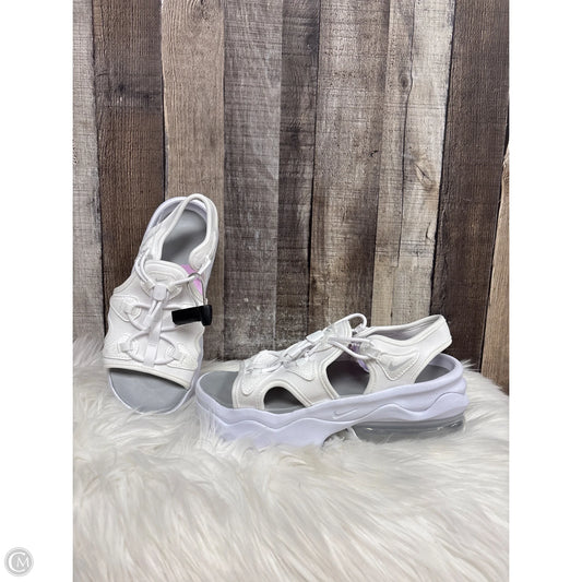 Sandals Heels Platform By Nike In White, Size: 7