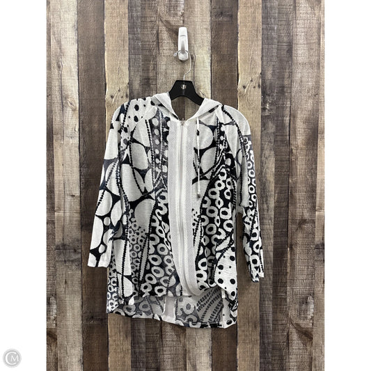 Jacket Other By Chicos In Black & White, Size: Xl