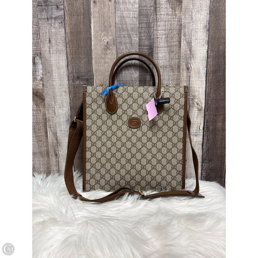 Tote Luxury Designer By Gucci, Size: Large
