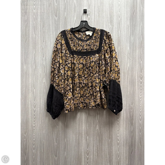 Top Long Sleeve By Cleobella In Multi-colored, Size: Xl