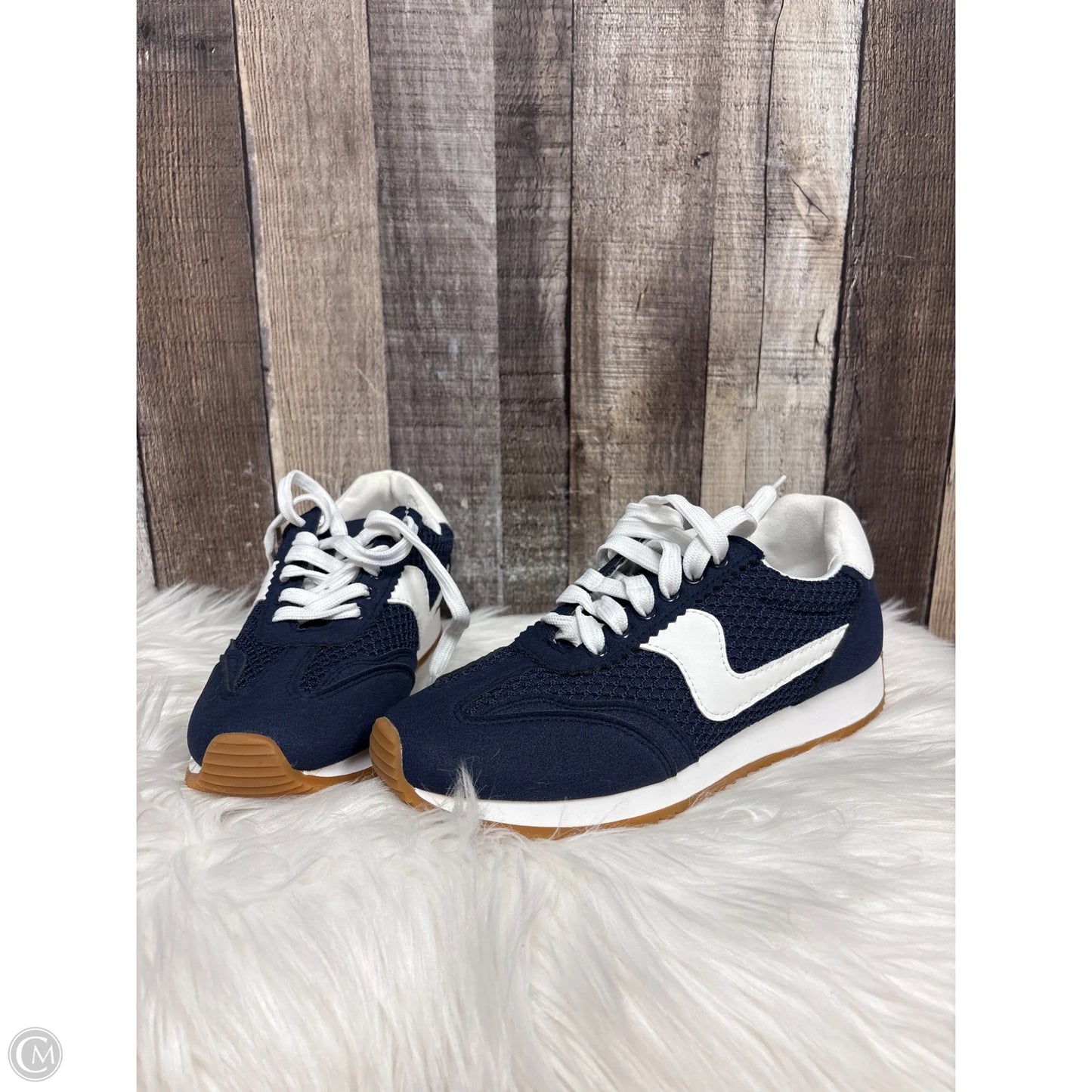 Shoes Sneakers By Cme In Navy, Size: 7