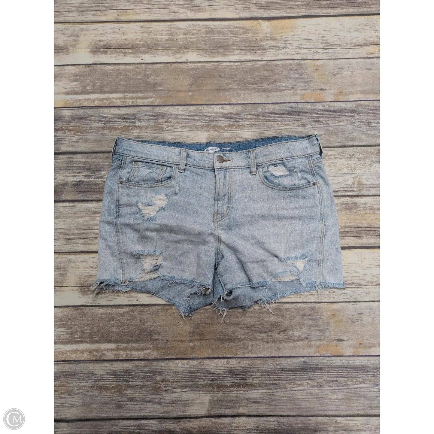 Shorts By Old Navy In Blue Denim, Size: 12