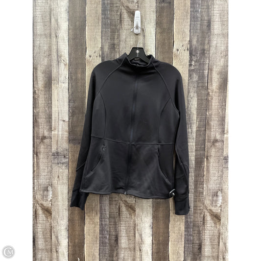 Athletic Jacket By Fila In Black, Size: M