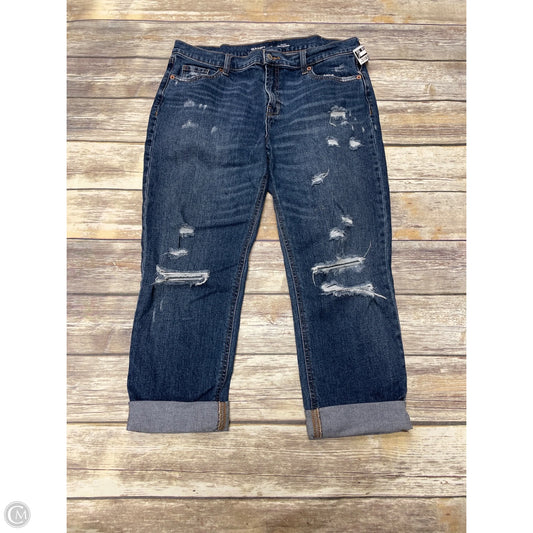 Jeans Boyfriend By Old Navy In Blue Denim, Size: 10