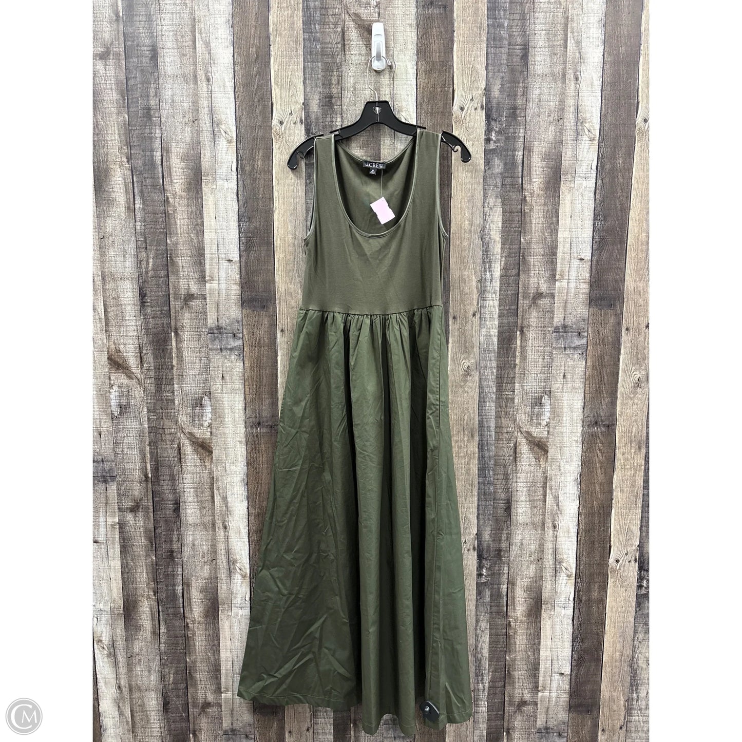 Dress Casual Maxi By J. Crew In Green, Size: M