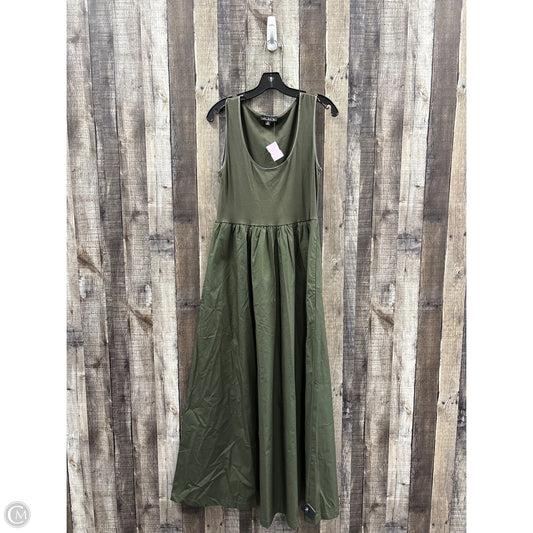 Dress Casual Maxi By J. Crew In Green, Size: M
