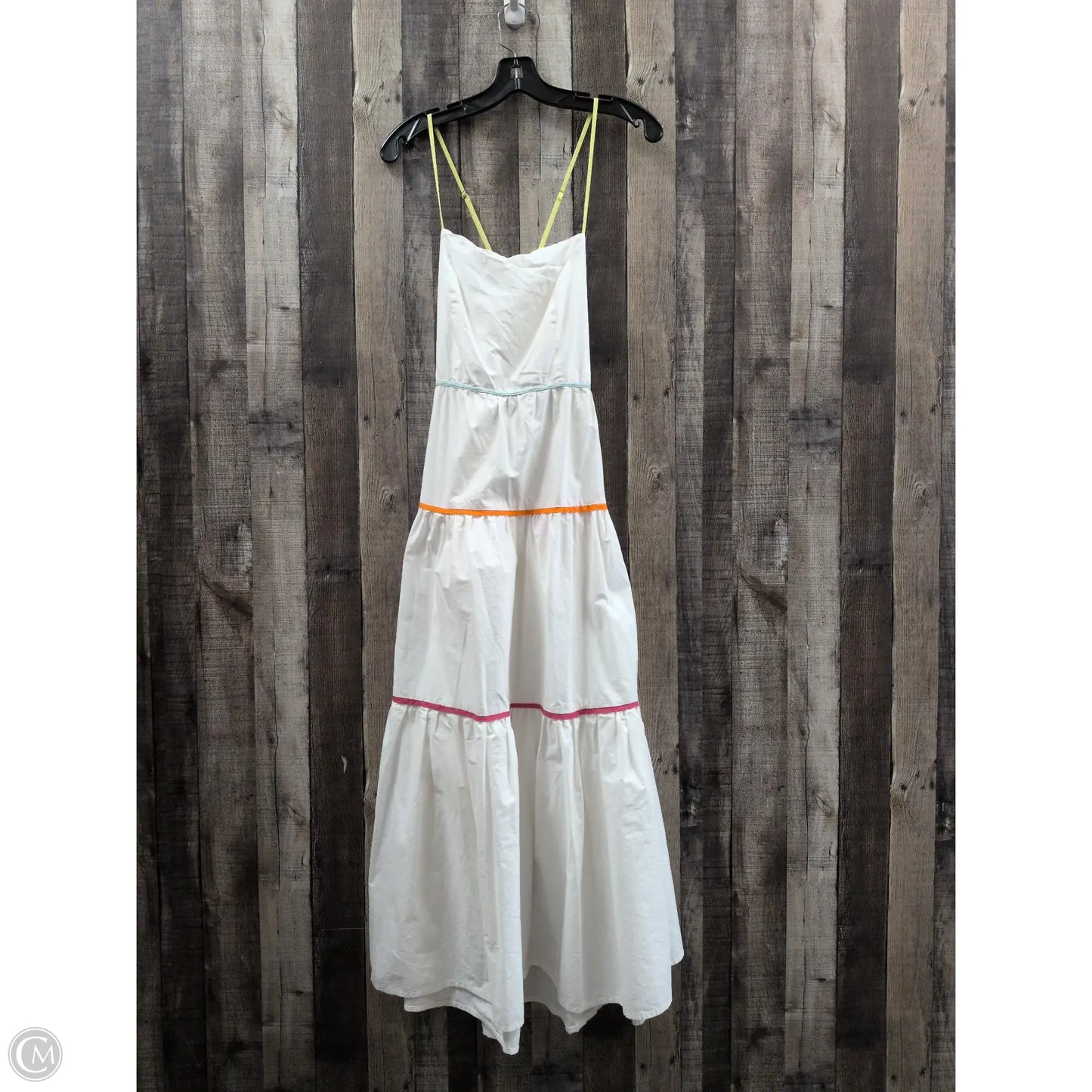 Dress Casual Maxi By Aakaa In White, Size: L