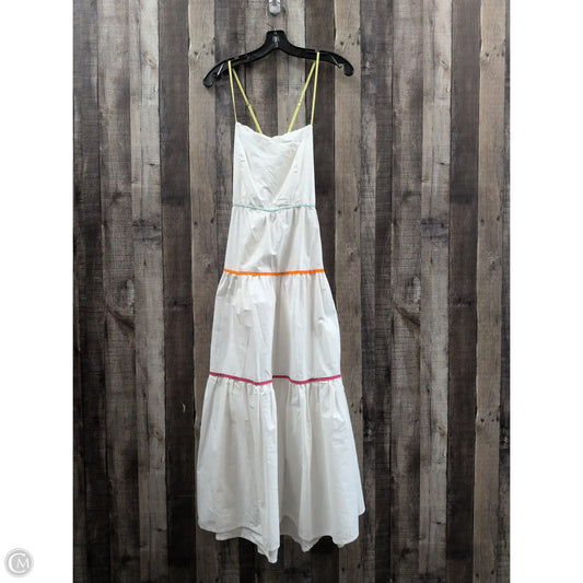 Dress Casual Maxi By Aakaa In White, Size: L