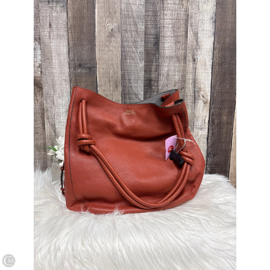Handbag Leather By Vince Camuto, Size: Large
