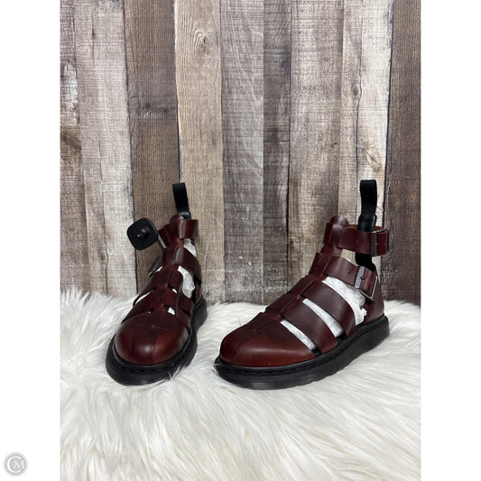 Shoes Flats By Dr Martens In Brown, Size: 8