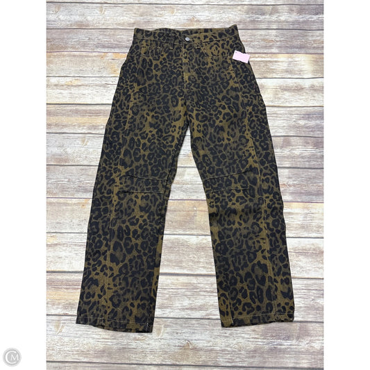 Jeans Wide Leg By Cmf In Animal Print, Size: S