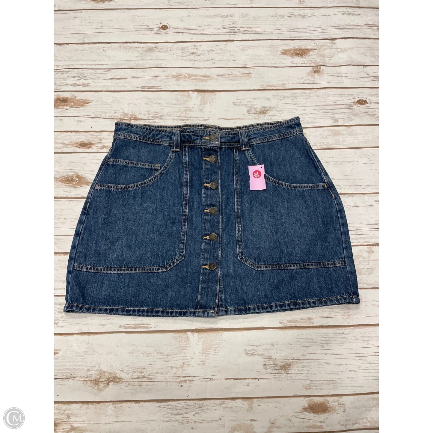 Skirt Mini & Short By Old Navy In Blue Denim, Size: 12