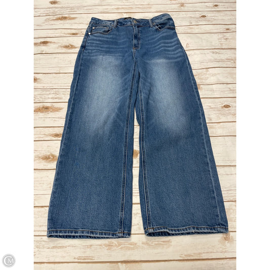 Jeans Wide Leg By Quince In Blue Denim, Size: 12