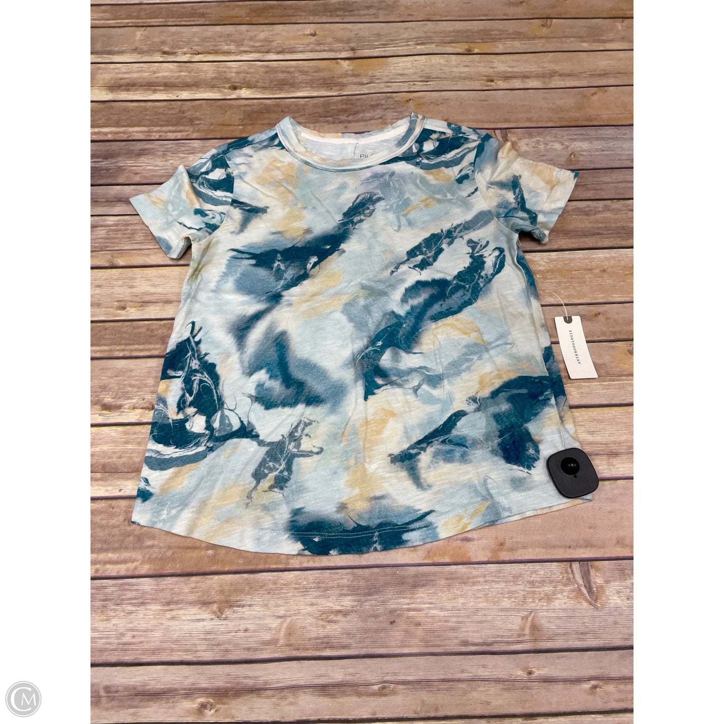 Top Short Sleeve By Pilcro In Tie Dye Print, Size: Xxs