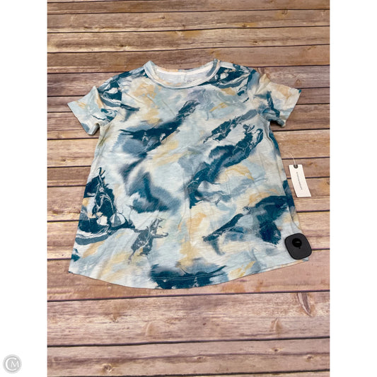 Top Short Sleeve By Pilcro In Tie Dye Print, Size: Xxs