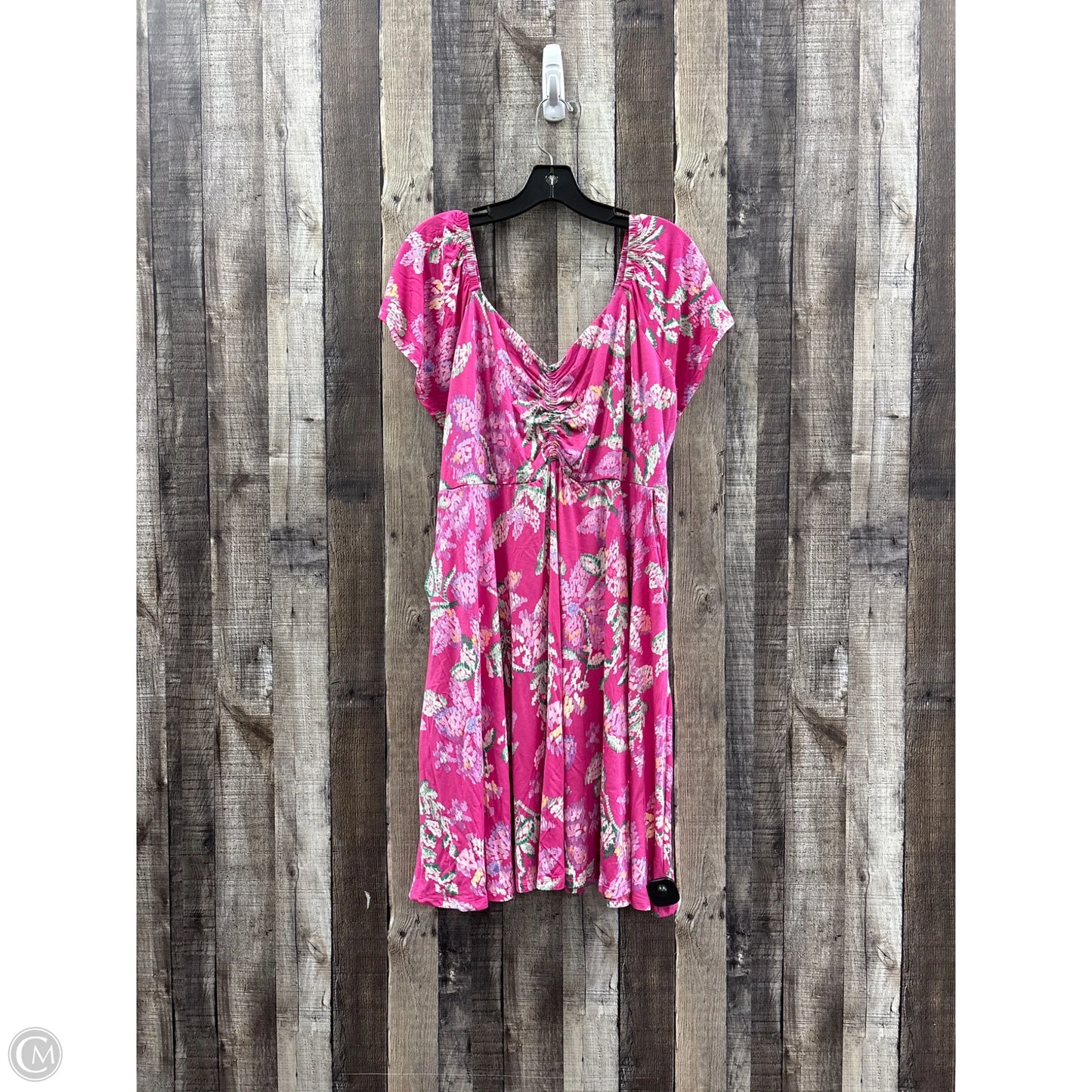 Dress Casual Short By Torrid In Pink, Size: 2x
