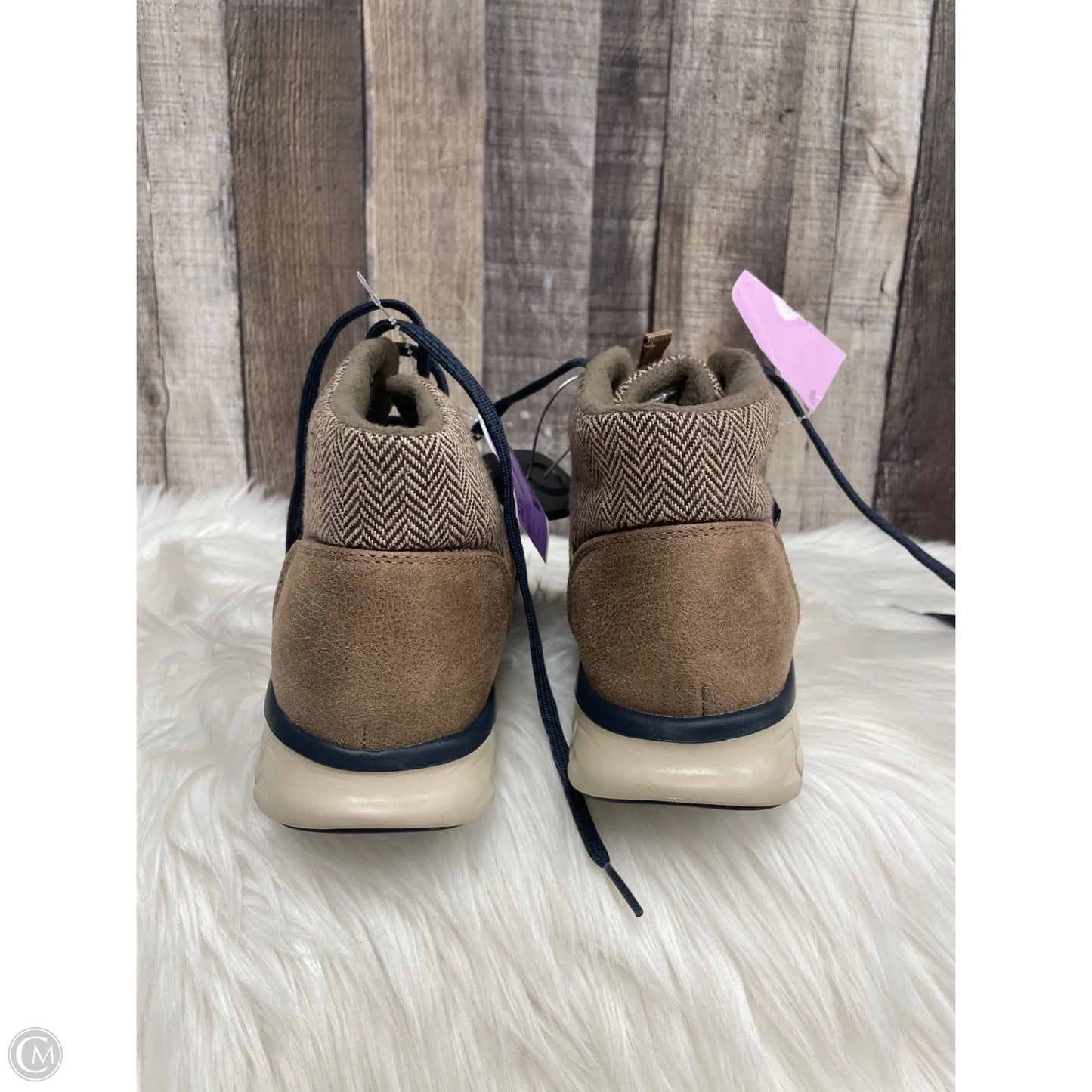 Boots Ankle Flats By Skechers In Brown, Size: 9