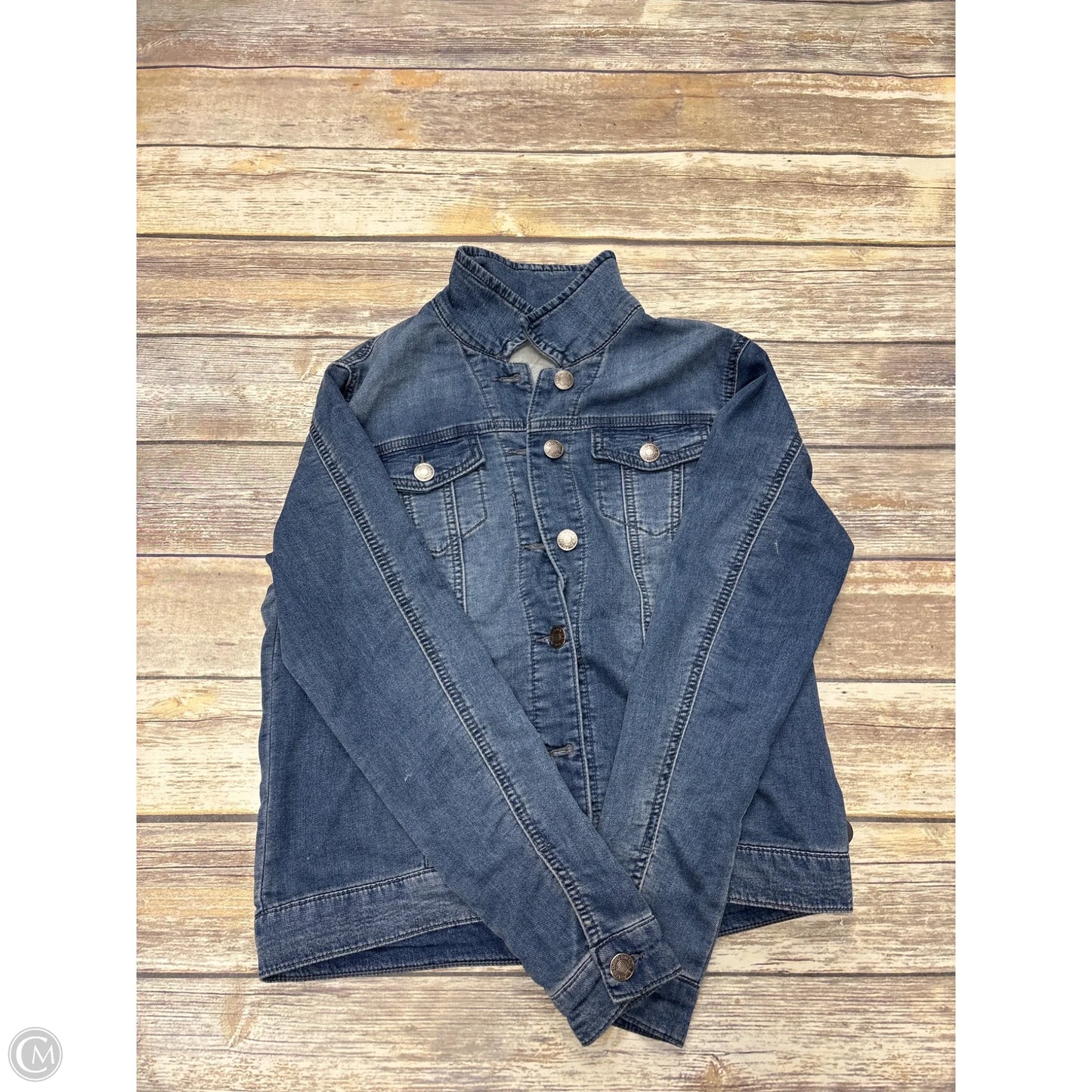 Jacket Denim By Buffalo David Bitton In Blue Denim, Size: S
