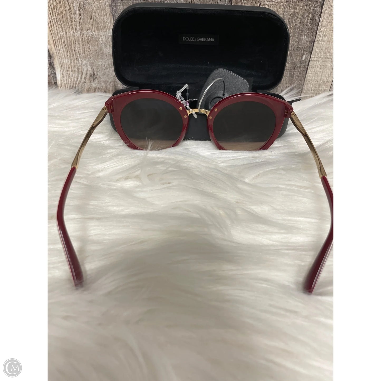 Sunglasses Luxury Designer By Dolce And Gabbana, Size: