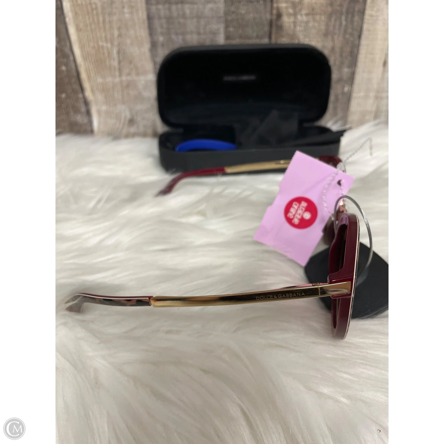 Sunglasses Luxury Designer By Dolce And Gabbana, Size: