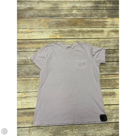 Top Short Sleeve By Vineyard Vines In Purple, Size: M