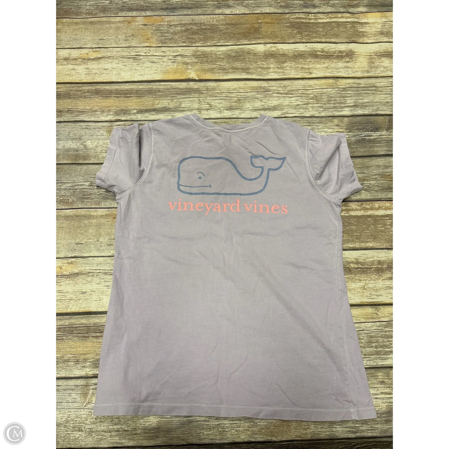Top Short Sleeve By Vineyard Vines In Purple, Size: M