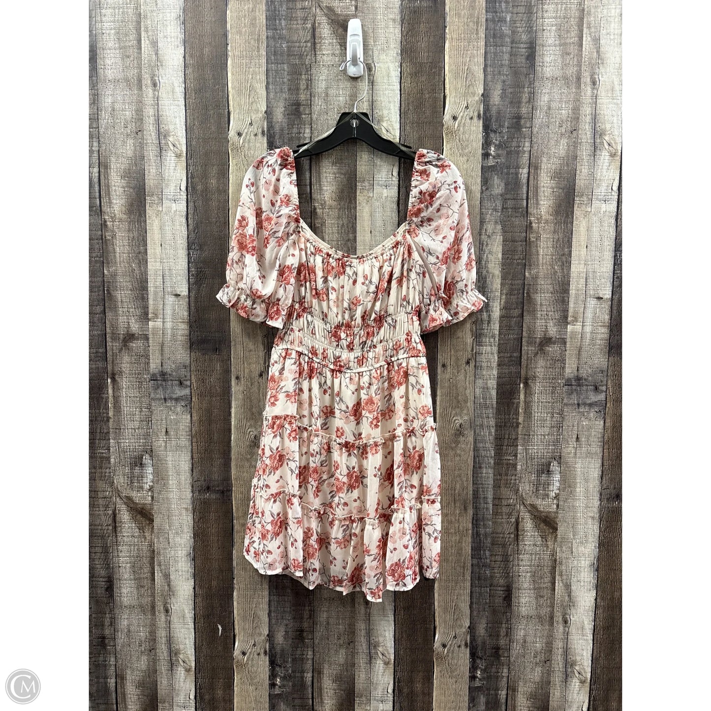 Dress Casual Short By Trixxi In Coral, Size: M