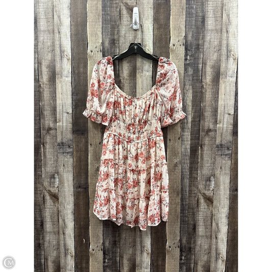 Dress Casual Short By Trixxi In Coral, Size: M