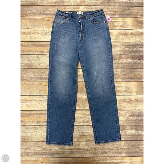 Jeans Straight By Universal Thread In Blue Denim, Size: 10