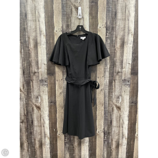 Dress Casual Midi By Calvin Klein In Black, Size: L