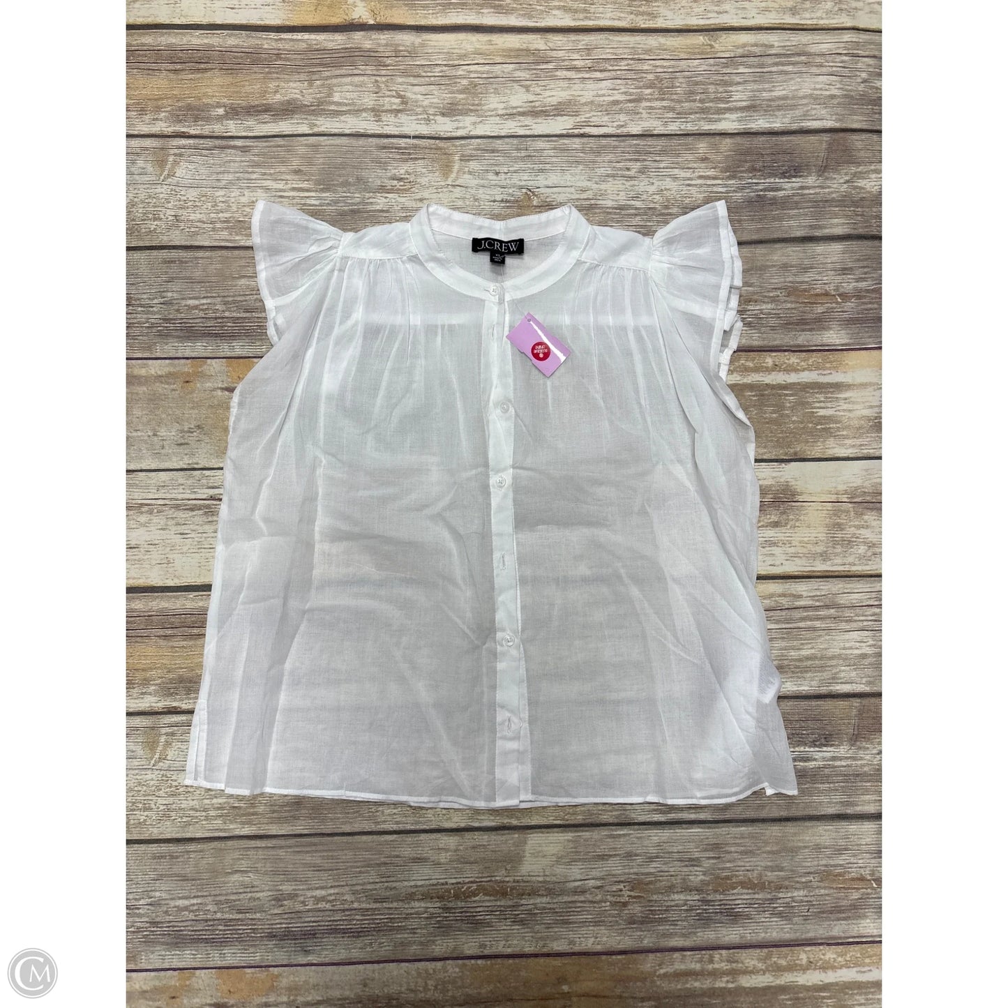 Top Sleeveless By J. Crew In White, Size: Xs