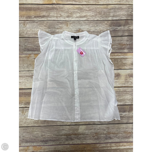 Top Sleeveless By J. Crew In White, Size: Xs