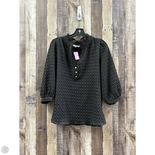 Top Short Sleeve By Umgee In Black, Size: S
