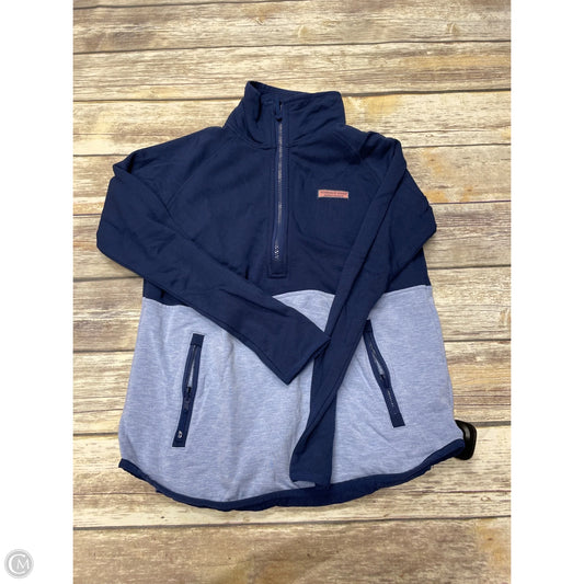 Athletic Top Long Sleeve Collar By Vineyard Vines In Blue, Size: S
