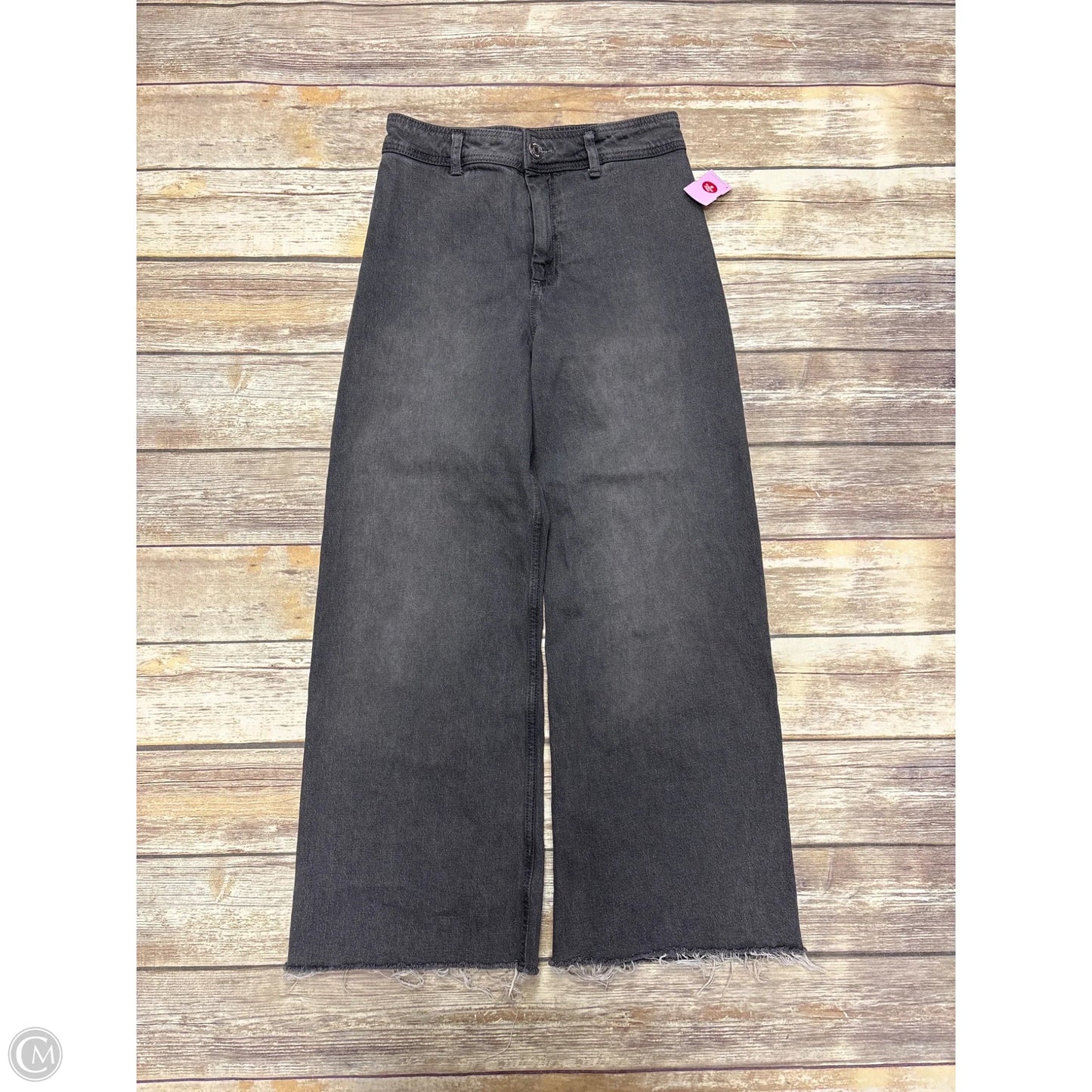 Jeans Wide Leg By Antonio Melani In Grey Denim, Size: 4