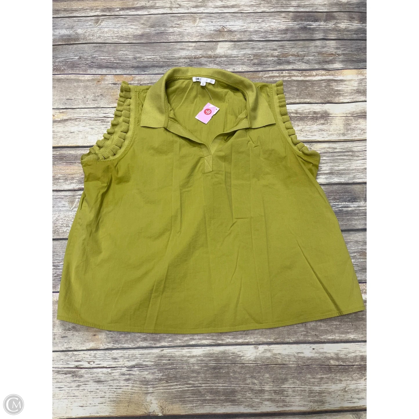 Top Short Sleeve By Dr2 In Green, Size: Xl